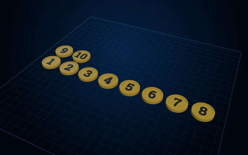Board game pieces generator preview