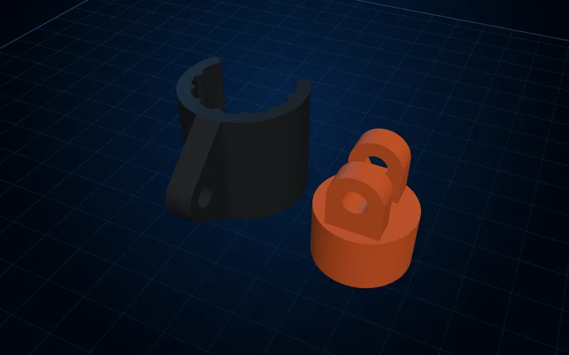 Mic clip & stand accessory generator preview
