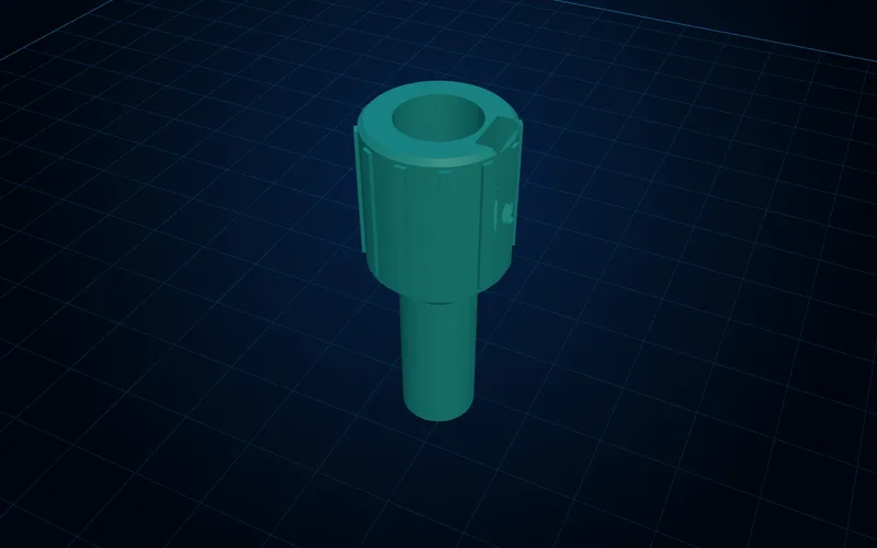 Pen grip & cutter adapter generator preview