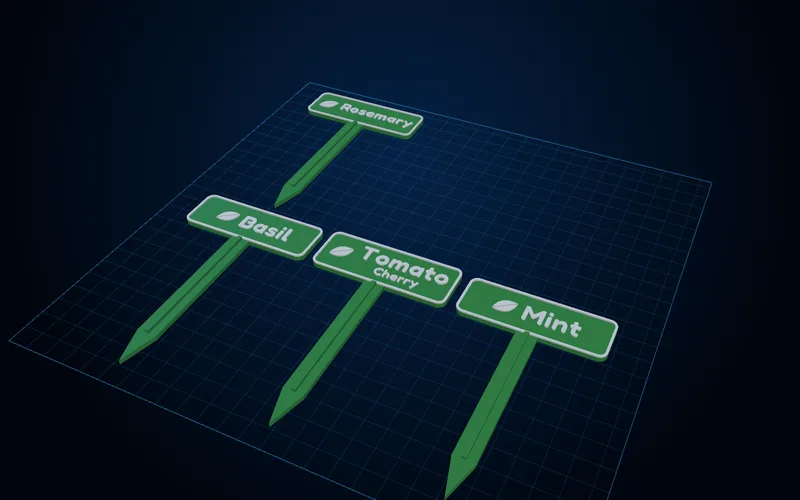 Plant marker generator preview